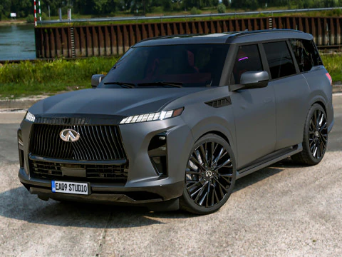 Autógrafo Infiniti QX80 2025 Modelo 3D