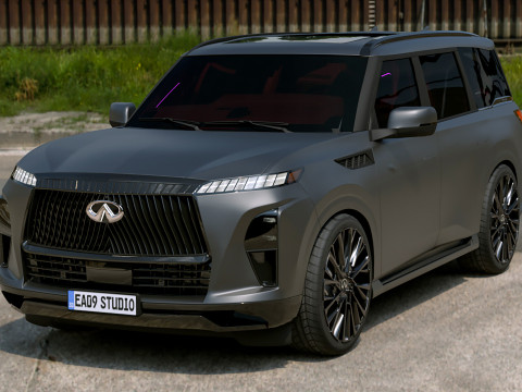Infiniti QX80 Autograph 2025 3D Model