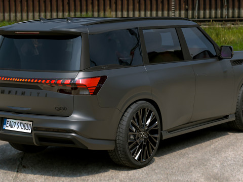 Infiniti QX80 Autograph 2025 3D Model