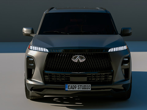 Infiniti QX80 Autograph 2025 3D Model