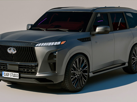 Infiniti QX80 Autograph 2025 3D Model