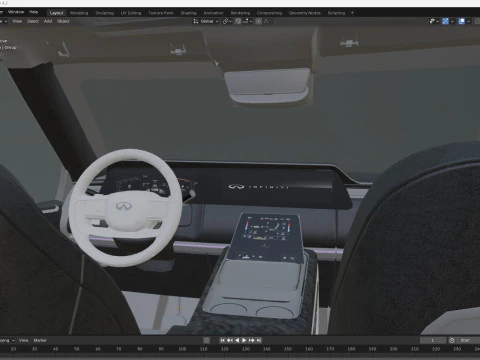 Infiniti QX80 Autograph 2025 3D Model