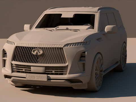 Infiniti QX80 Autograph 2025 3D Model