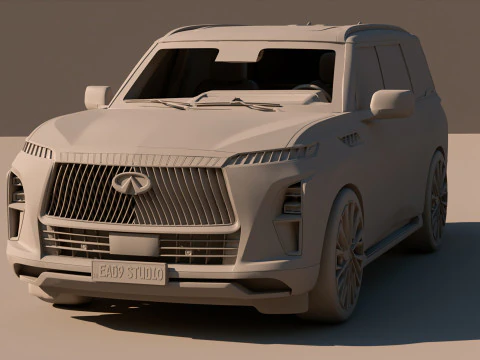 Infiniti QX80 Autograph 2025 3D Model