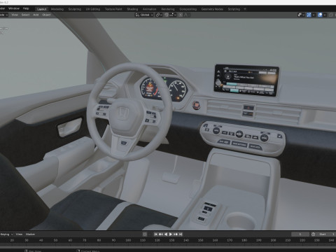 2025 Honda Pilot Modello 3D