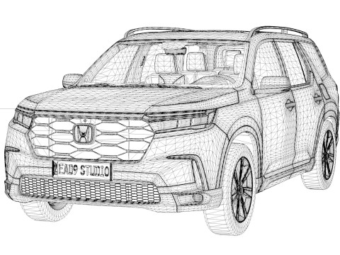 2025 Honda Pilot Modello 3D