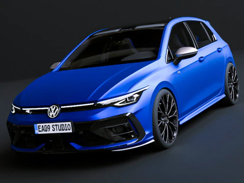 2025 volkswagen golf r Modelo 3D
