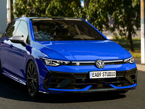 2025 Volkswagen Golf R 3D मॉडल