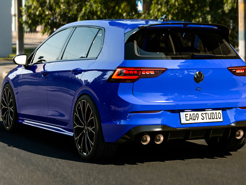 2025 Volkswagen Golf R 3D मॉडल