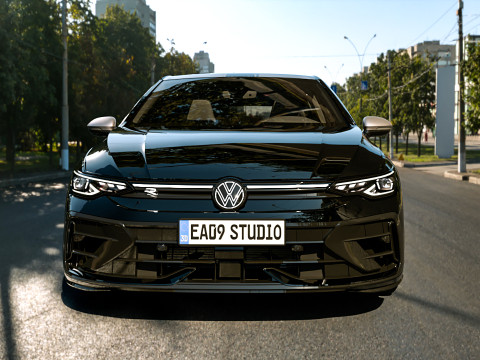 2025 Volkswagen Golf R 3D मॉडल