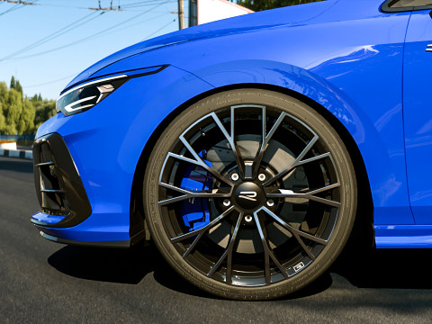 2025 Volkswagen Golf R 3D मॉडल