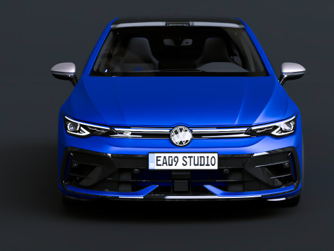 2025 Volkswagen Golf R 3D मॉडल