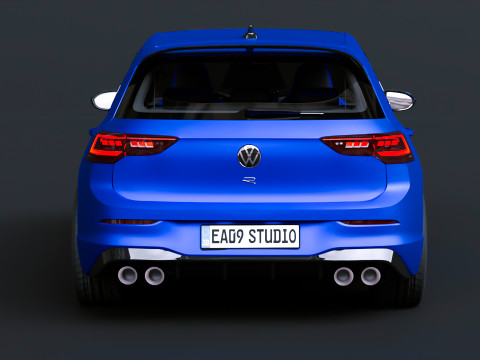 2025 Volkswagen Golf R 3D मॉडल