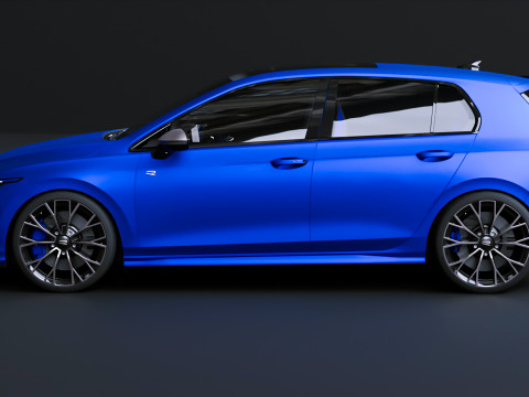 2025 Volkswagen Golf R 3D मॉडल