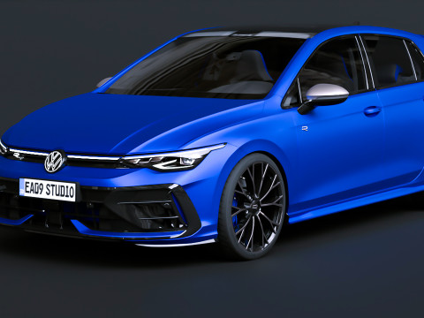 2025 Volkswagen Golf R 3D मॉडल