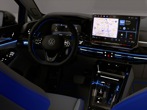 2025 Volkswagen Golf R 3D मॉडल