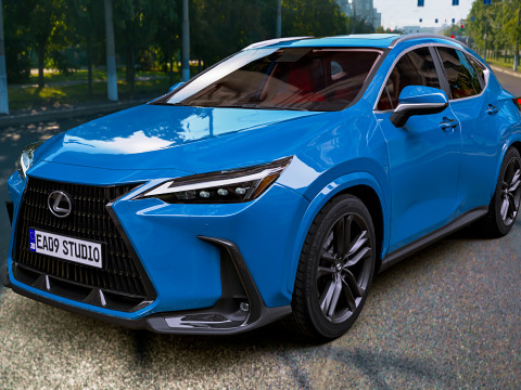 Lexus NX350 2025 Model 3D