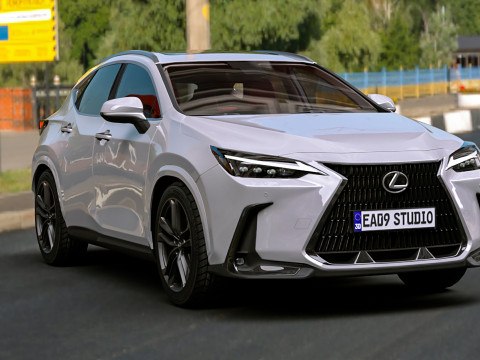 Lexus NX350 2025 Model 3D