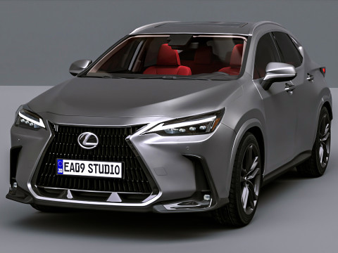 Lexus NX350 2025 Model 3D