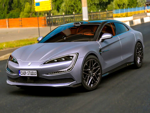 2025 BYD Yang Wang U7 Modelo 3D