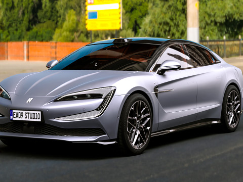 2025 BYD YangWang U7 3D Модель