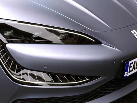 2025 BYD YangWang U7 3D Модель