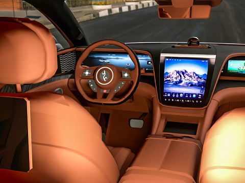 2025 BYD YangWang U7 3D Модель