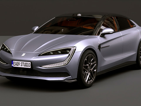 2025 BYD YangWang U7 3D Модель