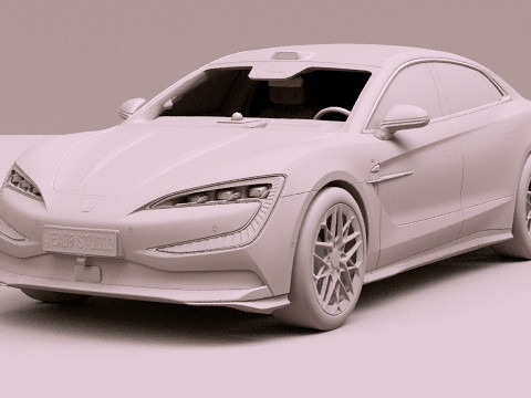 2025 BYD YangWang U7 3D Модель