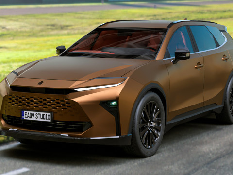 2026 Toyota Crown Estate 3D Модель