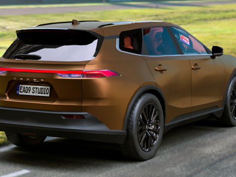 2026 Toyota Crown Estate 3D Модель