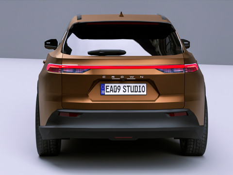 2026 Toyota Crown Estate 3D Модель