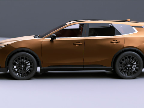 2026 Toyota Crown Estate 3D Модель