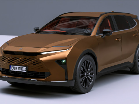 2026 Toyota Crown Estate 3D Модель