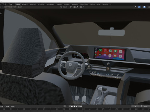 2026 Toyota Crown Estate 3D Модель