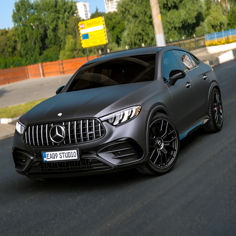 2025 Mercedes-AMG GLC 63 S Coupe 3D मॉडल .c4d .max .obj .3ds .fbx .stl .blend