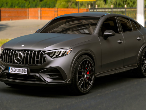 2025 Mercedes-AMG GLC 63 S Coupe 3D मॉडल
