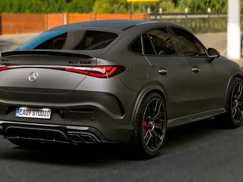 2025 Mercedes-AMG GLC 63 S Coupe 3D मॉडल