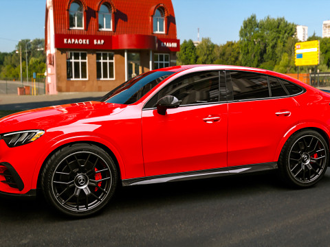 2025 Mercedes-AMG GLC 63 S Coupe 3D मॉडल