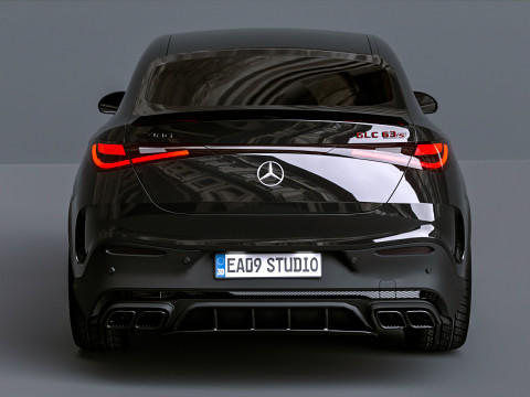 2025 Mercedes-AMG GLC 63 S Coupe 3D मॉडल