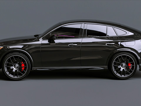 2025 Mercedes-AMG GLC 63 S Coupe 3D मॉडल