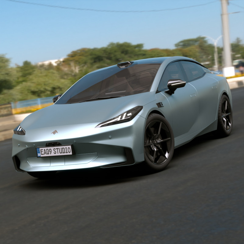 2025 GAC AION Hyper GT Modelo 3D .c4d .max .obj .3ds .fbx .stl .blend
