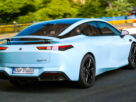 2025 GAC AION Hyper GT Modelo 3D