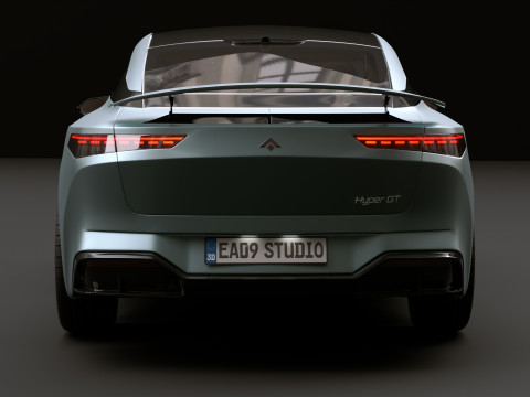 2025 GAC AION Hyper GT Modelo 3D