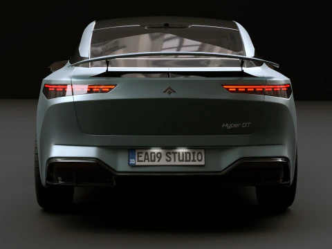 2025 GAC AION Hyper GT 3D Model
