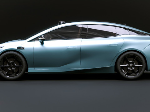 2025 GAC AION Hyper GT Modelo 3D