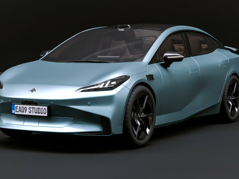 2025 GAC AION Hyper GT Modelo 3D