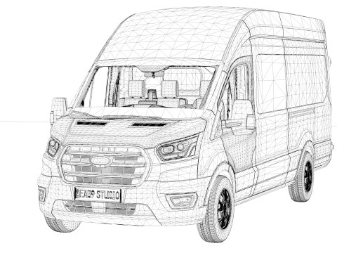 Fordd Transit 2025 3D Модель