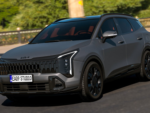 2026 Kia Sportage 3D Модель