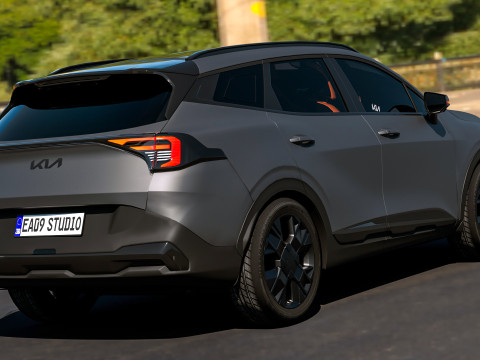2026 Kia Sportage 3D Модель